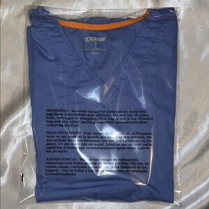 Scrubstar Womens Scrub Top Blue